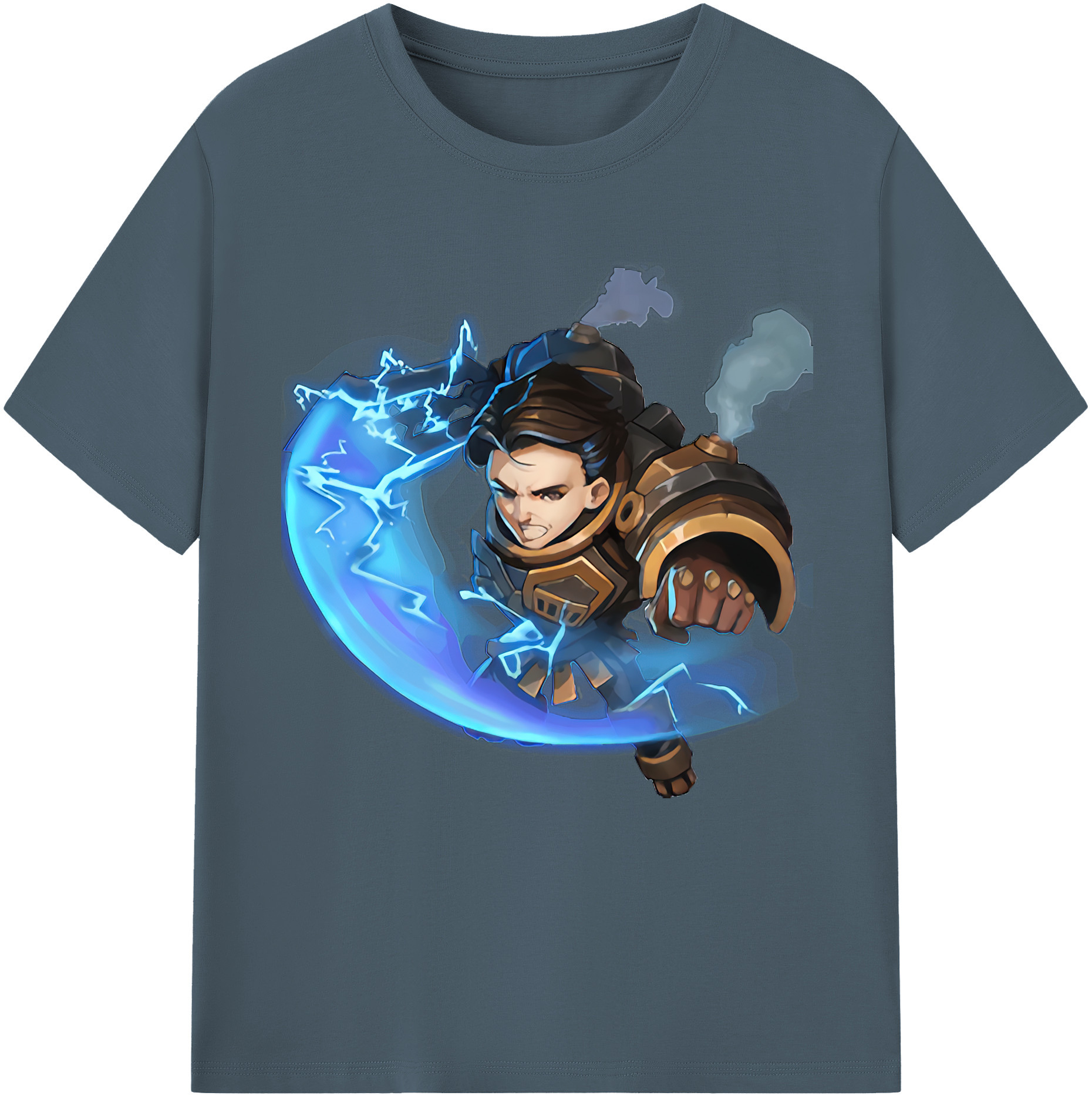リーグ・オブ・レジェンド League of Legends LOL 綿100％半袖Tシャツ（フロントプリント）